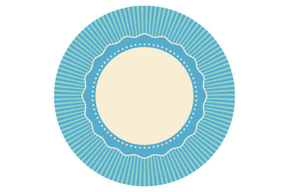 Baby Boy Frame EPS SVG PNG Retro Vintage