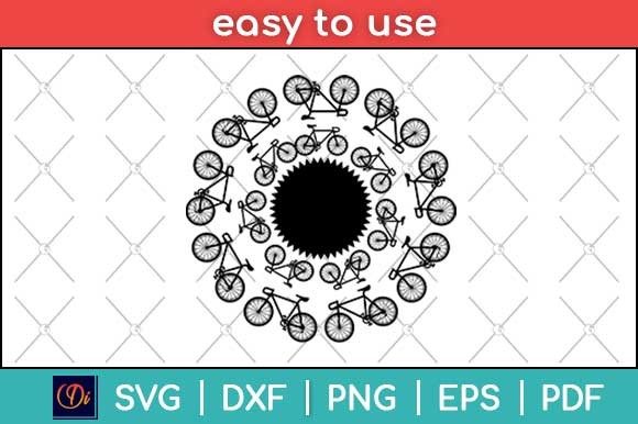 Vintage Retro Bicycle Riding Svg File